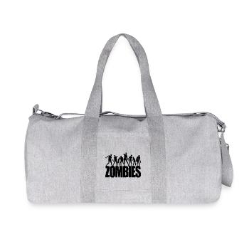 Scary Walking Zombies Horreur Halloween Costume - Sac de sport en toile recyclée Stanley/Stella - gris chiné - Devant