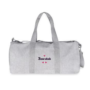 RETIREMENT. RETIREMENT. RETIRED. RETIREMENT - Recycled Canvas Sports Bag by Stanley/Stella - heather grey - Front