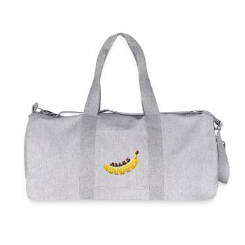 All banana - Recycled Canvas Sports Bag by Stanley/Stella - heather grey - Front