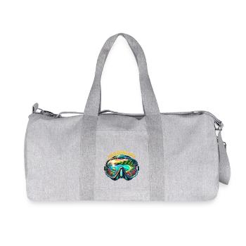 Hanauma Bay Diving Hawaii Snorkeling Beach - Recycled Canvas Sports Bag by Stanley/Stella - heather grey - Front
