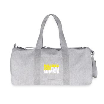 Mallorca 2025 Team - Recycelte Canvas-Sporttasche von Stanley/Stella - Grau meliert - Vorne