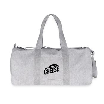 Fromage - Logo de l’aliment cool - Sac de sport en toile recyclée Stanley/Stella - gris chiné - Devant