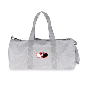 Amour sans être - Sac de sport en toile recyclée Stanley/Stella - gris chiné - Devant