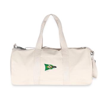 Drapeau du Brésil Football 2026 - Sac de sport en toile recyclée Stanley/Stella - blanc naturel - Devant