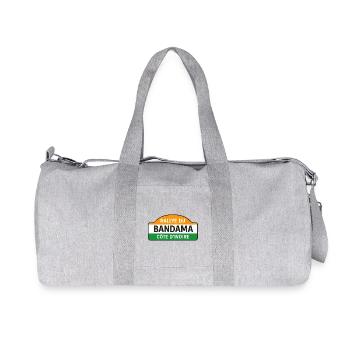 BANDAMA - Sac de sport en toile recyclée Stanley/Stella - gris chiné - Devant