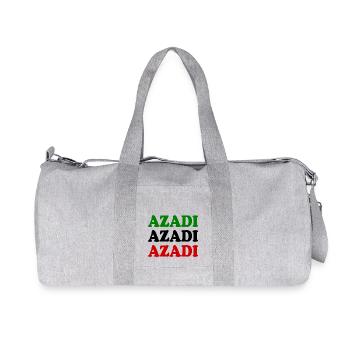 Azadi - Recycled Canvas Sports Bag by Stanley/Stella - heather grey - Front