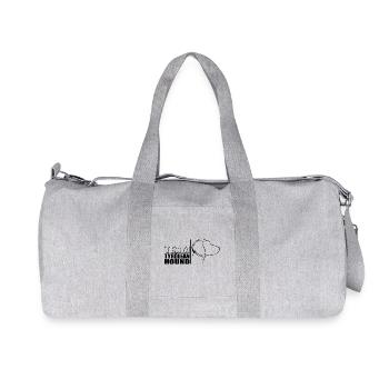 TEAM Tyrolean Hound Hunde Hund Bracke Wilsigns - Recycelte Canvas-Sporttasche von Stanley/Stella - Grau meliert - Vorne
