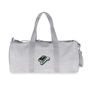 Slide to Activate Pioneer Mode - Recycled Canvas Sports Bag by Stanley/Stella - heather grey - Front