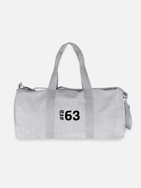 FB63 2025 - Recycelte Canvas-Sporttasche von Stanley/Stella - Grau meliert