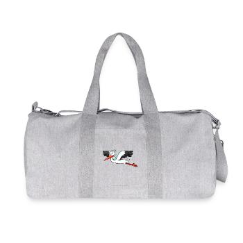 Storch - Recycelte Canvas-Sporttasche von Stanley/Stella - Grau meliert - Vorne