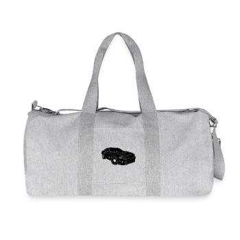 Auto - Recycelte Canvas-Sporttasche von Stanley/Stella - Grau meliert - Vorne