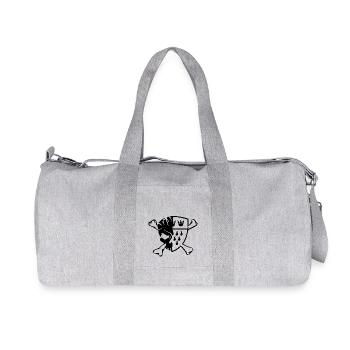 ClashTomized Logo Noir - Sac de sport en toile recyclée Stanley/Stella - gris chiné - Devant