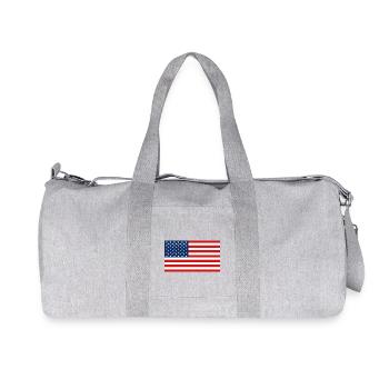 États-Unis - Sac de sport en toile recyclée Stanley/Stella - gris chiné - Devant