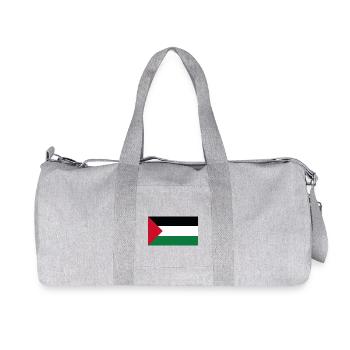 Drapeau de la Palestine - Sac de sport en toile recyclée Stanley/Stella - gris chiné - Devant