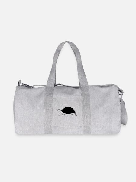 Turtle - Recycled Canvas Sports Bag by Stanley/Stella - heather grey