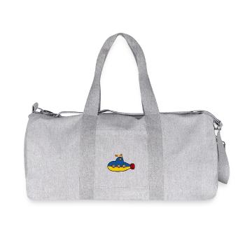 U-Boot - Recycelte Canvas-Sporttasche von Stanley/Stella - Grau meliert - Vorne