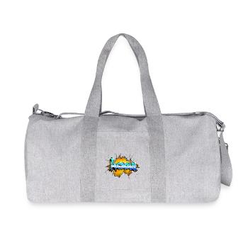 LENNY Graffiti - Sac de sport en toile recyclée Stanley/Stella - gris chiné - Devant