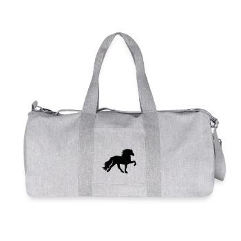 Tölter noir - Sac de sport en toile recyclée Stanley/Stella - gris chiné - Devant
