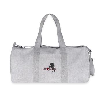 #Pferde - Recycelte Canvas-Sporttasche von Stanley/Stella - Grau meliert - Vorne