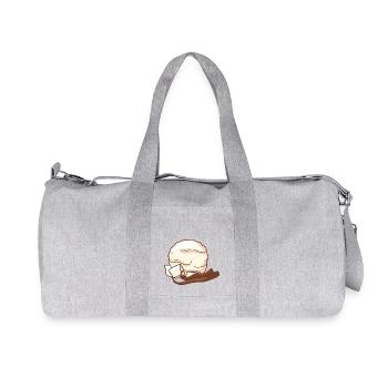 Vanilla ice cream ice cream ice cream ice cream ice cream - Recycled Canvas Sports Bag by Stanley/Stella - heather grey - Front