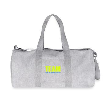 team toll ein anderer macht's crew teamplayer - Recycelte Canvas-Sporttasche von Stanley/Stella - Grau meliert - Vorne
