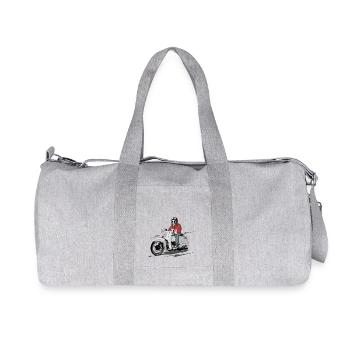 Simson Schwalbe KR-51 Skulldriver - Recycelte Canvas-Sporttasche von Stanley/Stella - Grau meliert - Vorne