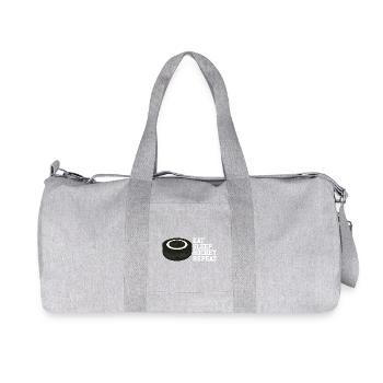 Mangez, dormez, hockey, répétez le hockey masculin - Sac de sport en toile recyclée Stanley/Stella - gris chiné - Devant