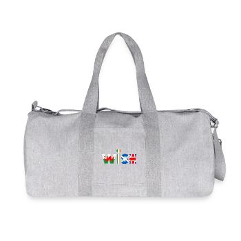 WISE - Sac de sport en toile recyclée Stanley/Stella - gris chiné - Devant