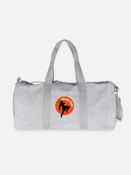 muay5 - Recycelte Canvas-Sporttasche von Stanley/Stella - Grau meliert