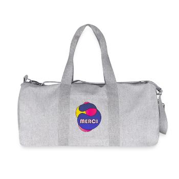 MERCI. MAÎTRESSE. MAÎTRE. MERCI MAÎTRESSE - Sac de sport en toile recyclée Stanley/Stella - gris chiné - Devant