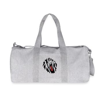 Löwe - Recycelte Canvas-Sporttasche von Stanley/Stella - Grau meliert - Vorne