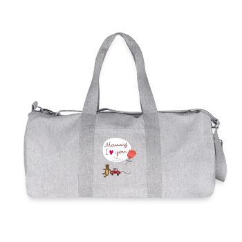 Maman Fête des Mères - Sac de sport en toile recyclée Stanley/Stella - gris chiné - Devant