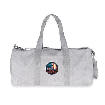 Honor the Heroes - Recycled Canvas Sports Bag by Stanley/Stella - heather grey - Front