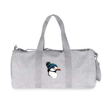 Gull - Recycled Canvas Sports Bag by Stanley/Stella - heather grey - Front