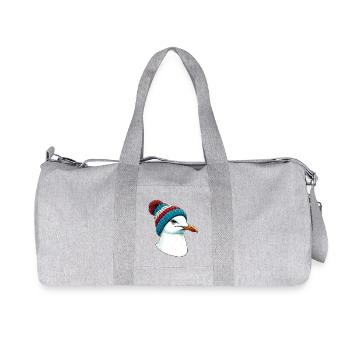 Gull - Recycled Canvas Sports Bag by Stanley/Stella - heather grey - Front
