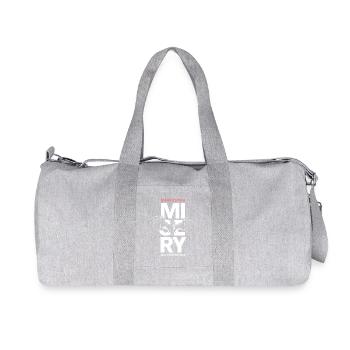 Manifestation von Midnight Bat - Recycelte Canvas-Sporttasche von Stanley/Stella - Grau meliert - Vorne