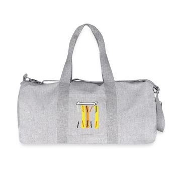 Werkzeug Mechaniker  - Recycelte Canvas-Sporttasche von Stanley/Stella - Grau meliert - Vorne