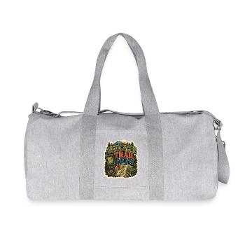 GEOCACHE TRAIL CREW - Recycelte Canvas-Sporttasche von Stanley/Stella - Grau meliert - Vorne