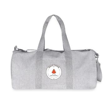 Couch Potato Laufclub Logo - Recycelte Canvas-Sporttasche von Stanley/Stella - Grau meliert - Vorne