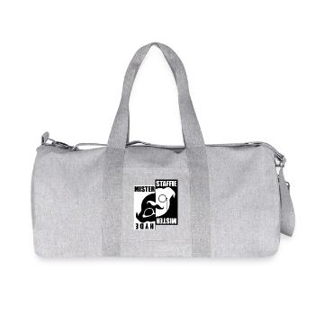 Mister Staffie Mister Hyde - 030 - Recycelte Canvas-Sporttasche von Stanley/Stella - Grau meliert - Vorne