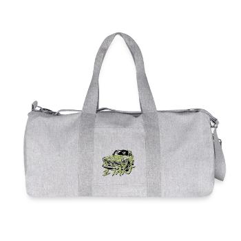  601 Panamagrün - Recycelte Canvas-Sporttasche von Stanley/Stella - Grau meliert - Vorne