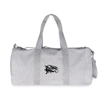 Dragon on the ground - Recycled Canvas Sports Bag by Stanley/Stella - heather grey - Front