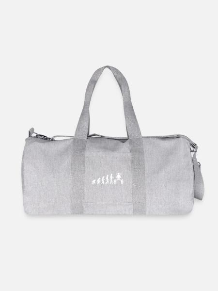 Evolution of Beats: DJ Frontier - Recycled Canvas Sports Bag by Stanley/Stella - heather grey