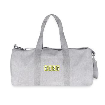 2026 Jahr - Recycelte Canvas-Sporttasche von Stanley/Stella - Grau meliert - Vorne