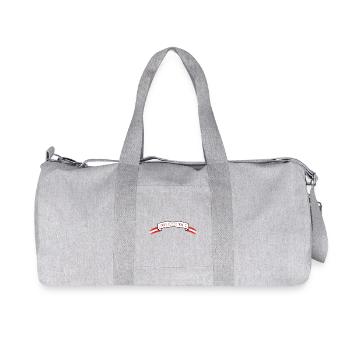 Vorarlberger Moatle Banderole mit Austria Flagge - Recycelte Canvas-Sporttasche von Stanley/Stella - Grau meliert - Vorne