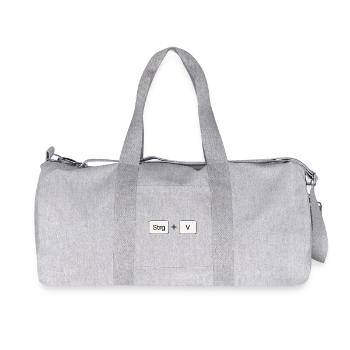Shortcut, keyboard shortcut, key combination, Ctrl+z - Recycled Canvas Sports Bag by Stanley/Stella - heather grey - Front