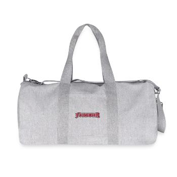 Feuerwerk Gothic Schriftzug - Recycelte Canvas-Sporttasche von Stanley/Stella - Grau meliert - Vorne