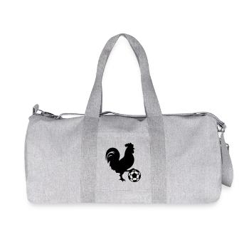 France soccer cock - Recycled Canvas Sports Bag by Stanley/Stella - heather grey - Front