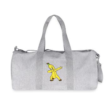 Dabbing Dab Banana - Recycled Canvas Sports Bag by Stanley/Stella - heather grey - Front