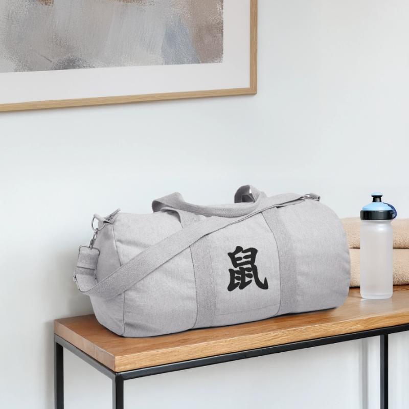 Chinese script rat shadow image Recycled Canvas Sports Bag by Stanley/Stella